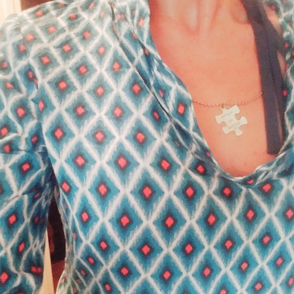 SOLD!!**Tory Burch long sleeve tunic - Picture 2 of 4